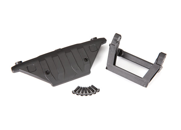TRA9223 9223 Front Bumper Mount w/ Skidplate and 3x12mm BCS (7)