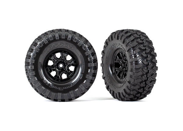 TRA9272 9272 TRX-4 4.6x1.9" Canyon RT Tires on Ford Bronco Wheels (2)