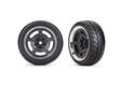 TRA9372 9372 Factory Five Hot Rod 2.1" Response Tires, Front, Black/Chrome (2)