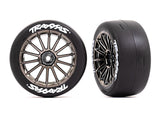 TRA9374R 9374R 2.0" Tires & Wheels, Black Chrome