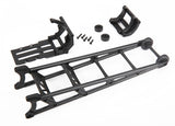 TRA9460 9460 Wheelie bar, black (assembled)/ wheelie bar mount