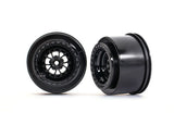 TRA9473 9473 Weld Racing Drag Wheels, Rear, Gloss Black (2)