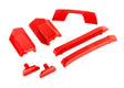 TRA9510R 9510R Reinforcement Set for Sledge Body, Red