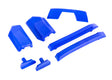 TRA9510X 9510X Reinforcement Set for Sledge Body, Blue