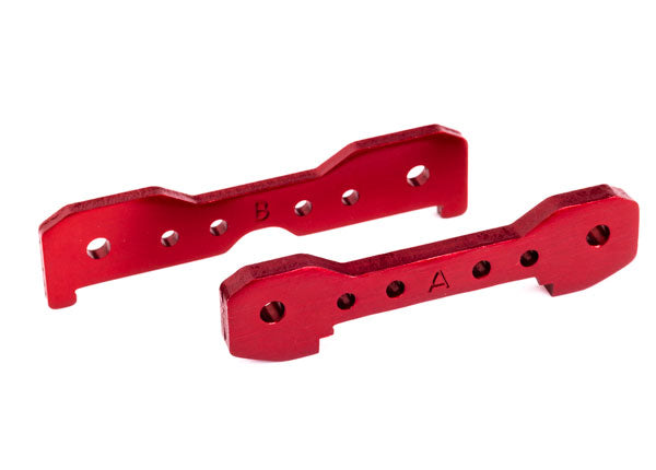 TRA9527R 9527R Front Aluminum Tie Bars, Red