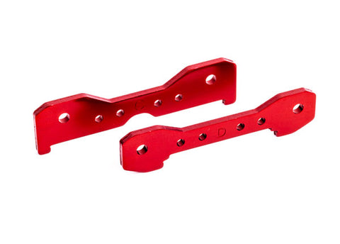 Traxxas 9528R Rear Aluminum Tie Bars, Red