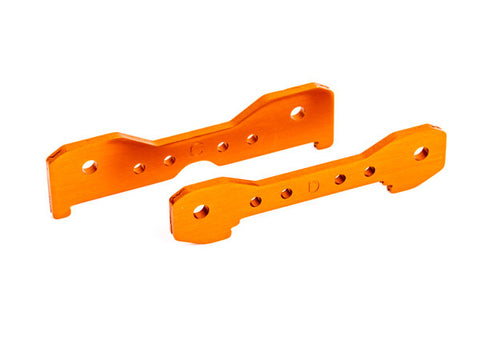Traxxas 9528T Rear Aluminum Tie Bars, Orange