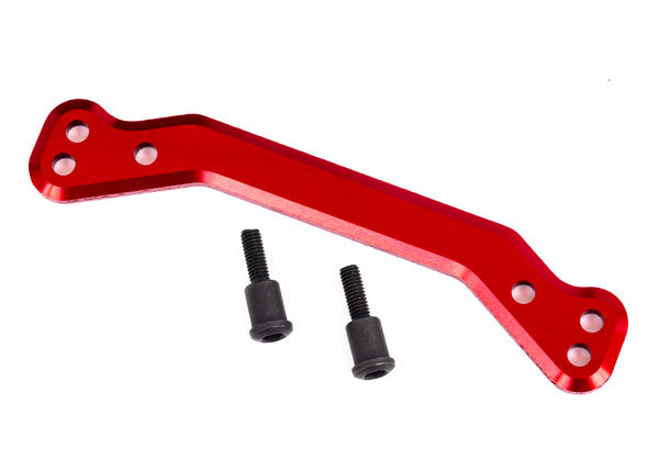 TRA9546R 9546R Aluminum Steering Draglink w/ 3x14mm SS, Red