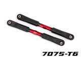 TRA9547R 9547R Front Aluminum Camber Links, Red