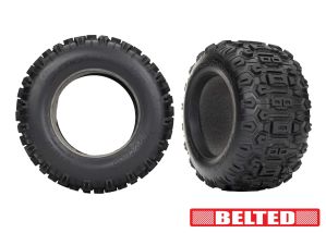 Traxxas 9571 Sledgehammer Belted 3.8" Tires & Inserts (2)