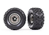 TRA9572 9572 3.8" Tires & Wheels, Black