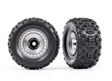 TRA9572X 9572X 3.8" Tires & Wheels, Satin Chrome
