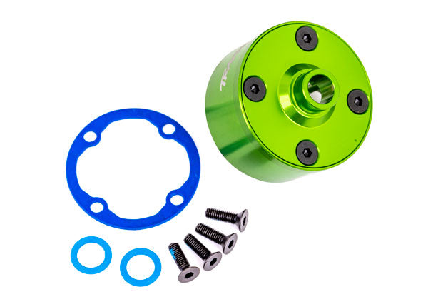 TRA9581G 9581G Aluminum Differential Carrier, Green