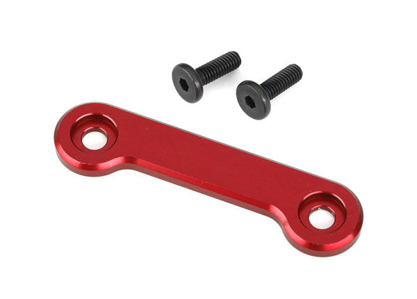 TRA9617R 9617R Aluminum Wing Washer w/ 4x12mm FCS, Red