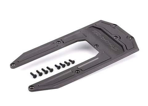 Traxxas 9623A Aluminum Chassis Skidplate, Graphite Gray