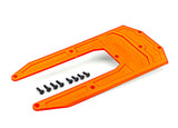 TRA9623T 9623T Aluminum Chassis Skidplate, Orange