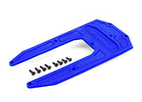 TRA9623X 9623X Aluminum Chassis Skidplate, Blue