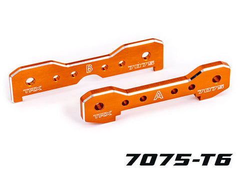 Traxxas 9629T Aluminum Front Tie Bars, Orange