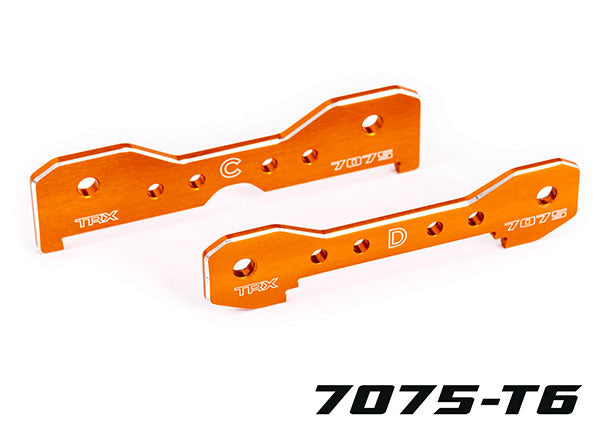 TRA9630T 9630T Aluminum Rear Tie Bars, Orange
