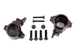 TRA9635A 9635A Left & Right Aluminum Steering Blocks, Black