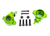 TRA9635G 9635G Left & Right Aluminum Steering Blocks, Green