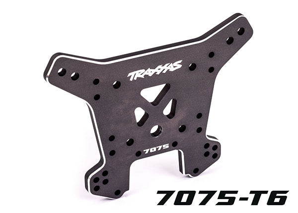 TRA9638A 9638A Aluminum Rear Shock Tower, Gray