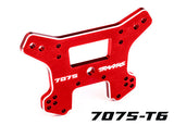 TRA9639R 9639R Aluminum Front Shock Tower, Red