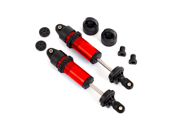 TRA9660-RED 9660-RED GT-Maxx Aluminum Shocks (2), Red