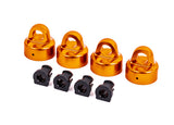 TRA9664T 9664T Aluminum Shock Caps w/ Spacers, Orange