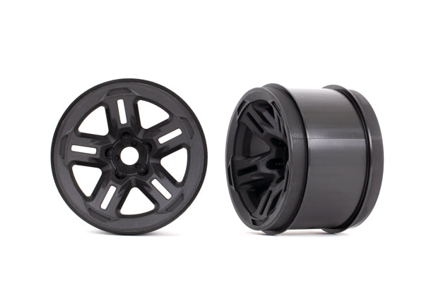 TRA9671 9671 Sledge 3.8" 5-Spoke Front/Rear Wheels, Black