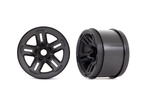 Traxxas 9671 Sledge 3.8" 5-Spoke Front/Rear Wheels, Black