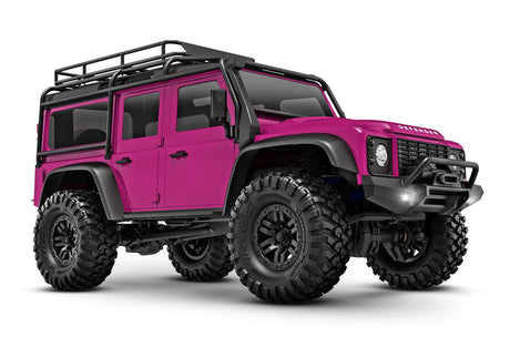 TRA97054-1-PINK 97054-1-PINK TRX-4M Land Rover Defender 1/18 4X4 Crawler RTR, Tan