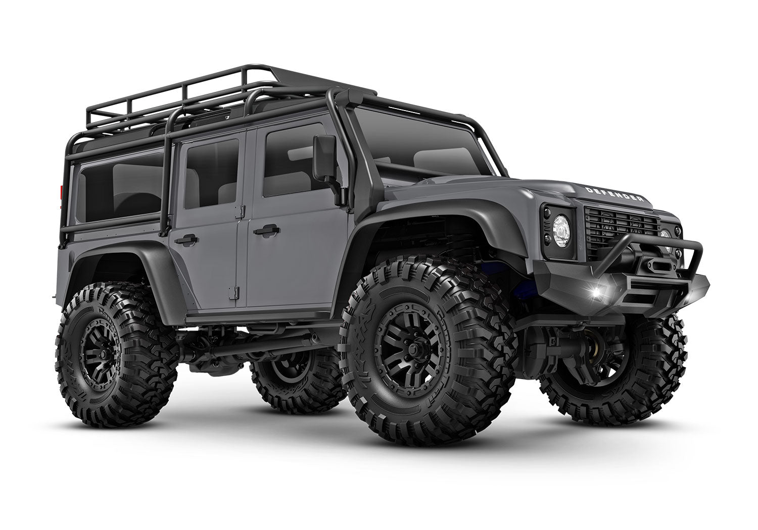 TRX-4M Land Rover Defender 1/18 4X4 Crawler RTR, Silver – Dollar