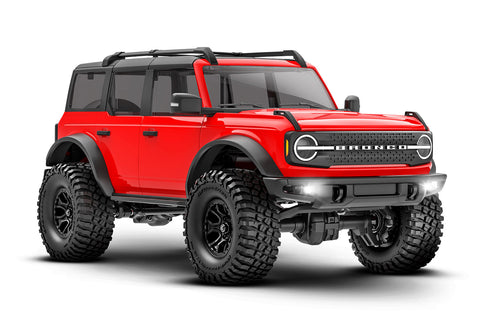 Traxxas 97074-1-RED TRX-4M Ford Bronco 1/18 4WD Crawler RTR, Red