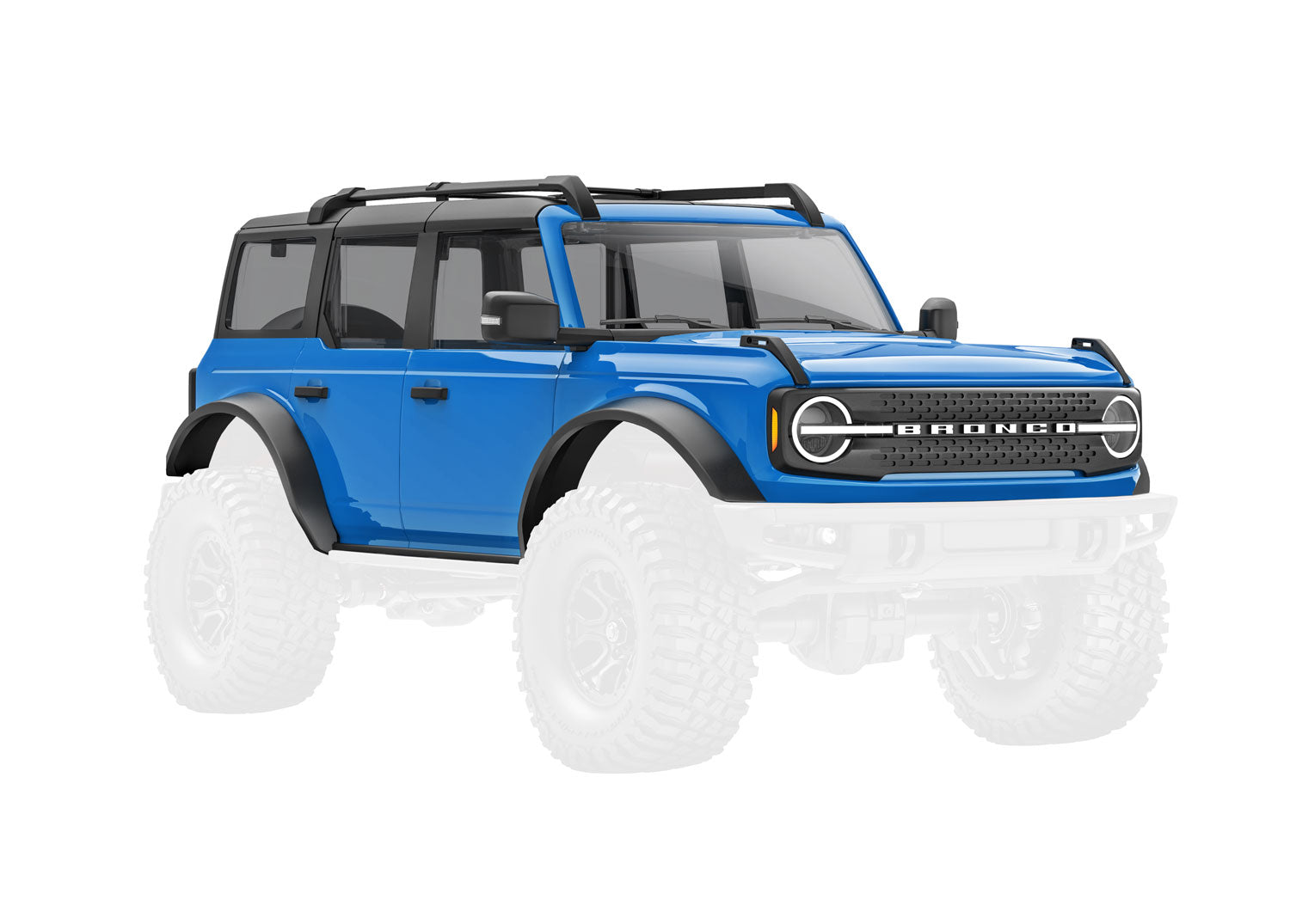 TRA9711-BLUE 9711-BLUE Complete Ford Bronco Body, Blue
