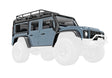 TRA9712-BGRY 9712-BGRY TRX-4M Land Rover Defender Assembled Body, Light Blue