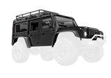 TRA9712-BLK 9712-BLK TRX-4M Land Rover Defender Assembled Body, Black