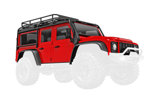 Traxxas 9712-RED Land Rover & Defender Body, Red