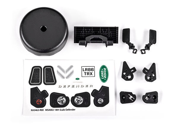 TRA9720 9720 Body Accessories for TRX-4m/Land Rover/Defender