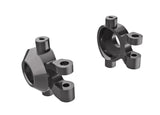 TRA9737-GRAY 9737-GRAY Steering Blocks w/ 2.5x12mm BCS & 2x6mm SS, Gray