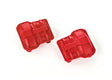 TRA9738-RED 9738-RED Front/Rear Axle Covers, Red