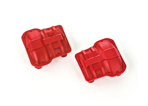 TRA9738-RED 9738-RED Front/Rear Axle Covers, Red