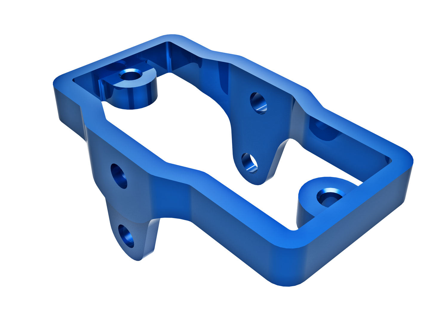 TRA9739-BLUE 9739-BLUE Aluminum Steering Servo Mount, Blue