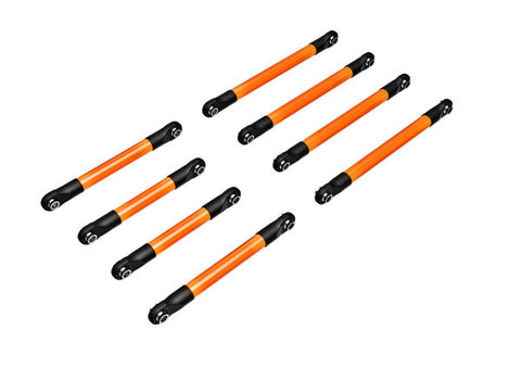 Traxxas 9749 Aluminum Suspension Link Set, Orange