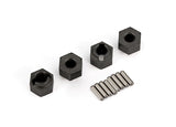 TRA9750 9750 7mm Hex Wheel Hubs w/ Axle Pins