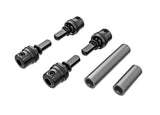 TRA9751-GRAY 9751-GRAY Center Male w/ Center F&R Female Driveshafts, Gray