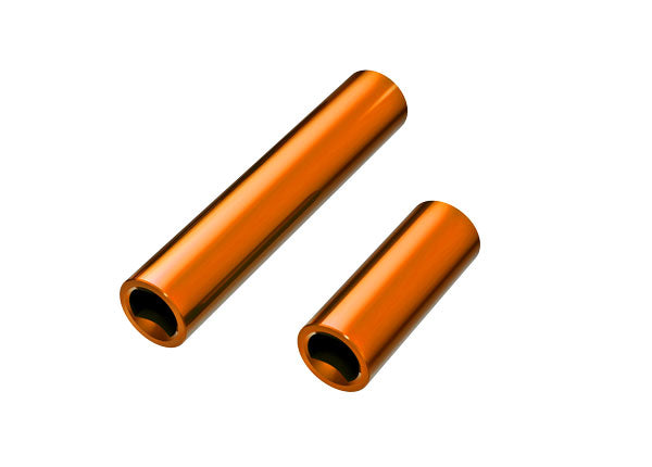 TRA9752-ORNG 9752-ORNG Center F&R Aluminum Female Driveshafts, Orange
