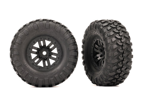Traxxas 9773 2.2x1.0" Canyon Trail Tires & Wheels, Black