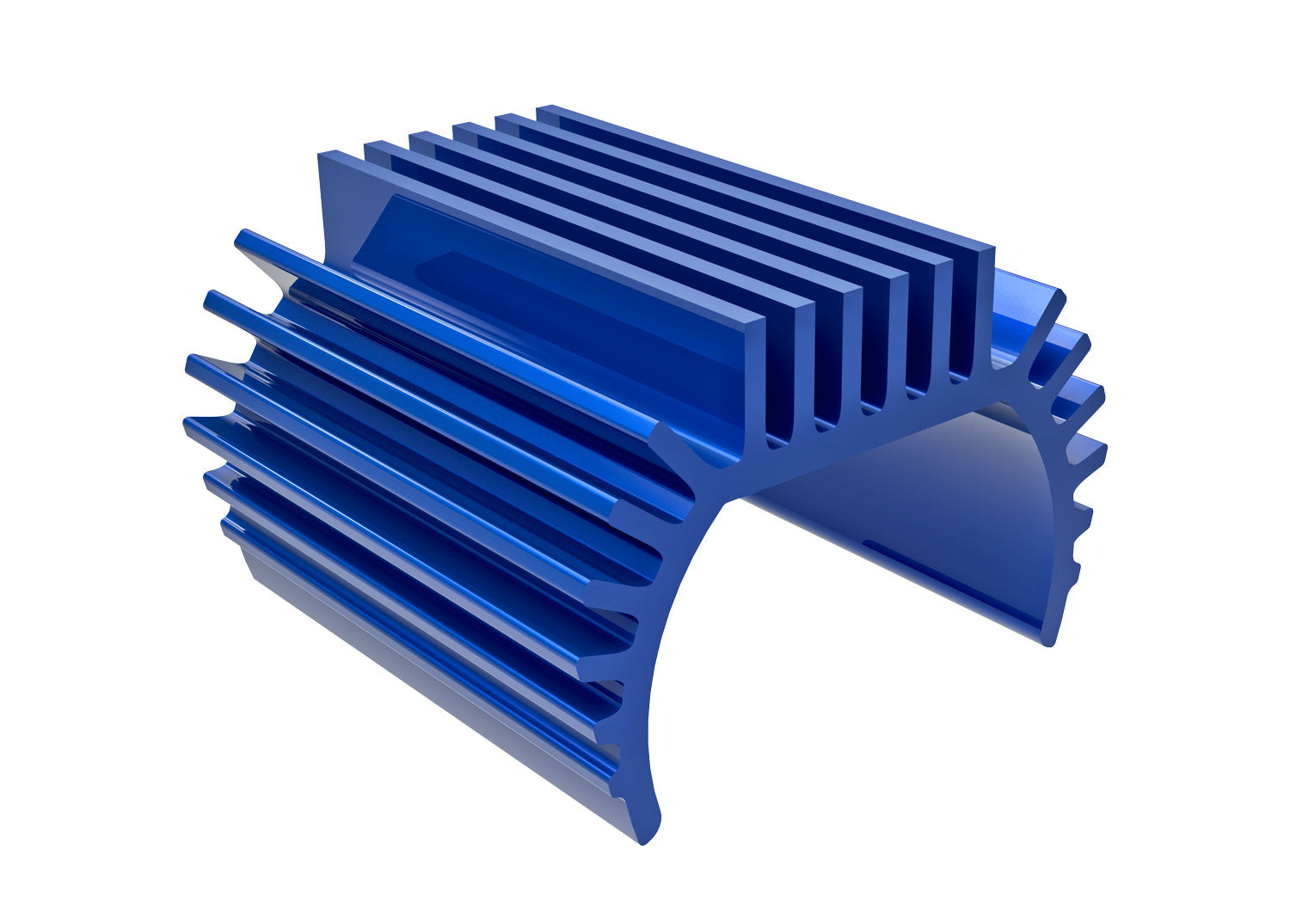 TRA9793-BLUE 9793-BLUE Aluminum 87T Moto Heat Sink, Blue