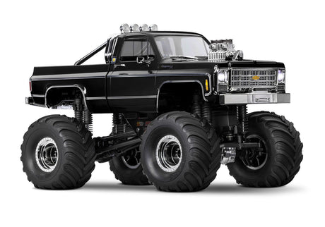 TRA98064-1-BLK 98064-1-BLK TRX-4MT Chevy K10 1/18 4X4 Monster Truck RTR, Black